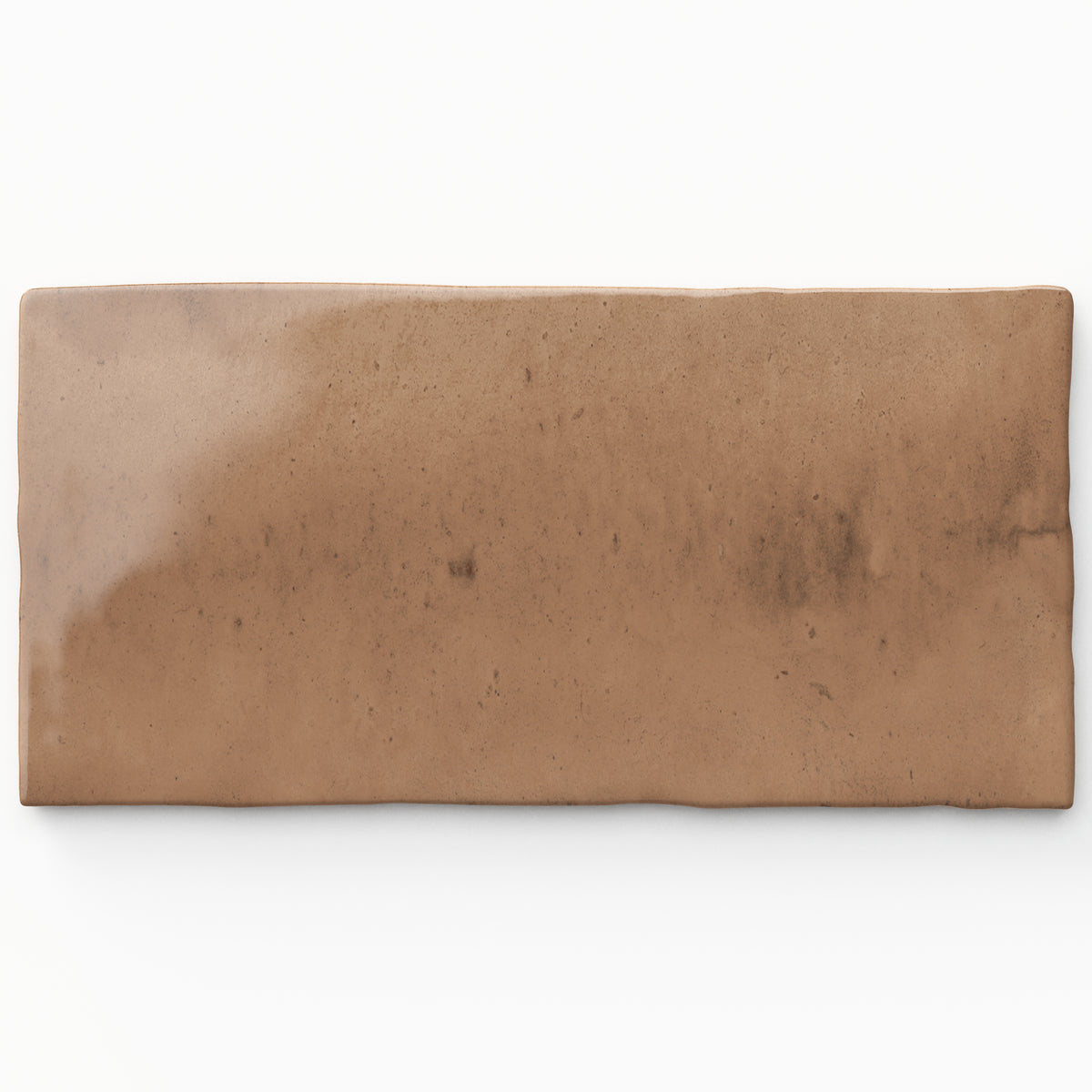 Graham 3 x 6 Glossy Ceramic Tile in Clay