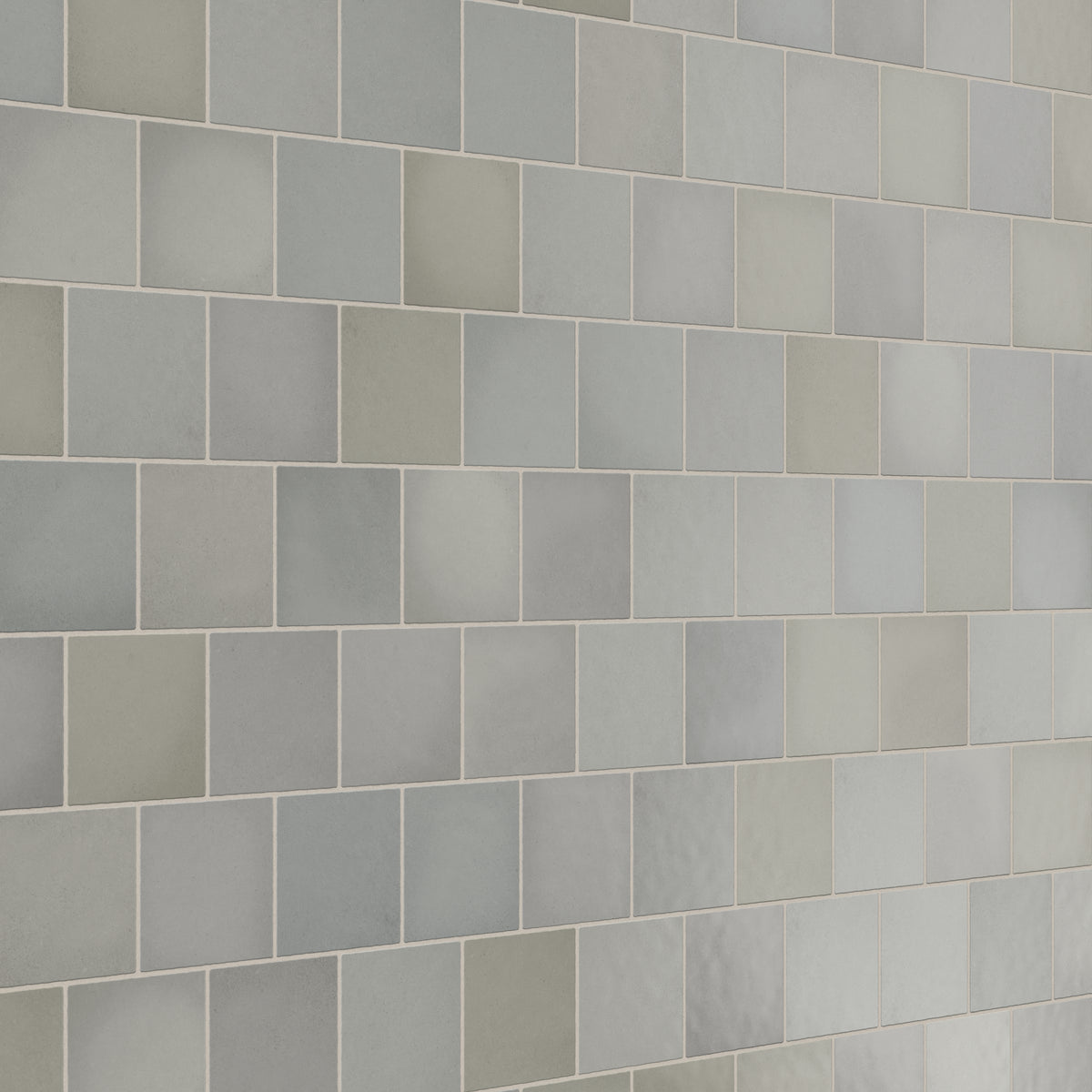 Ellie 5 x 5 Matte Ceramic Tile in Pebble
