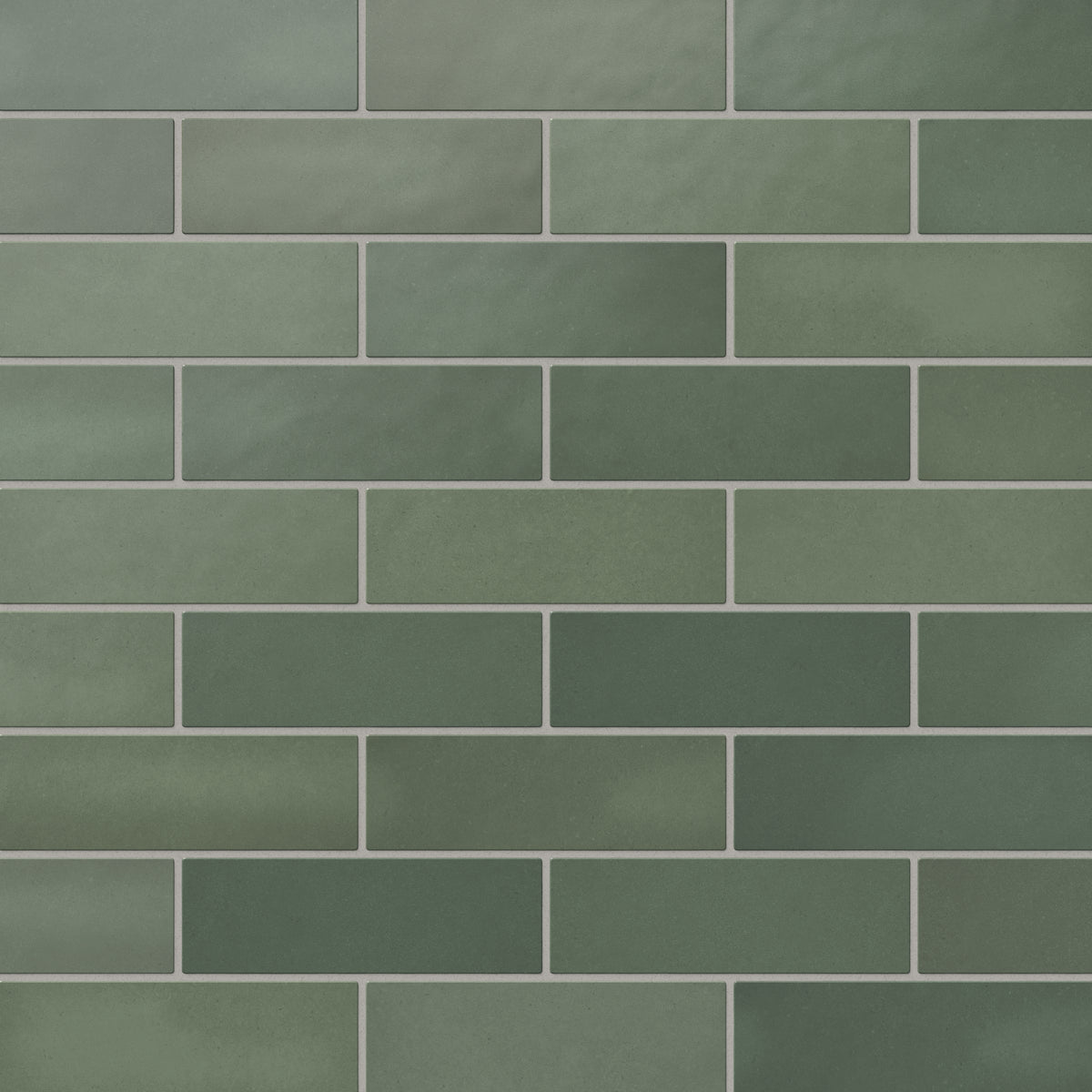 Ellie 2.5 x 8 Matte Ceramic Tile in Moss