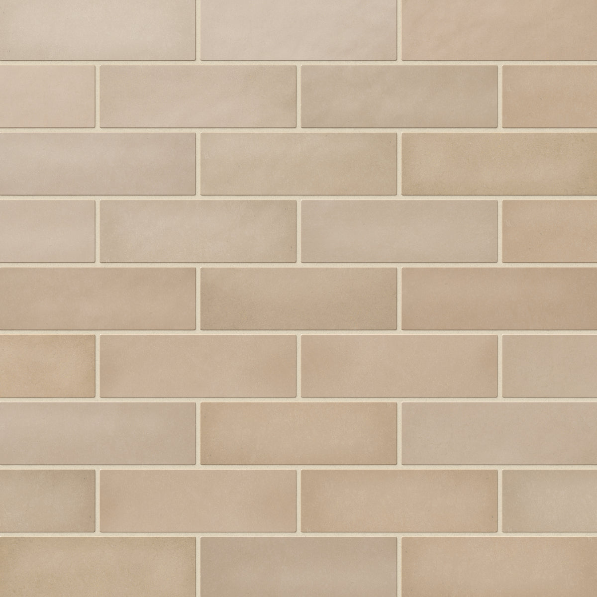 Ellie 2.5 x 8 Matte Ceramic Tile in Tan