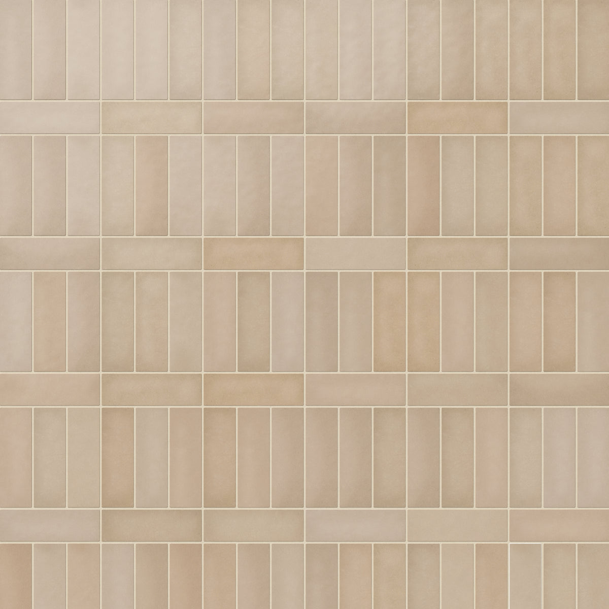 Ellie 2.5 x 8 Matte Ceramic Tile in Tan