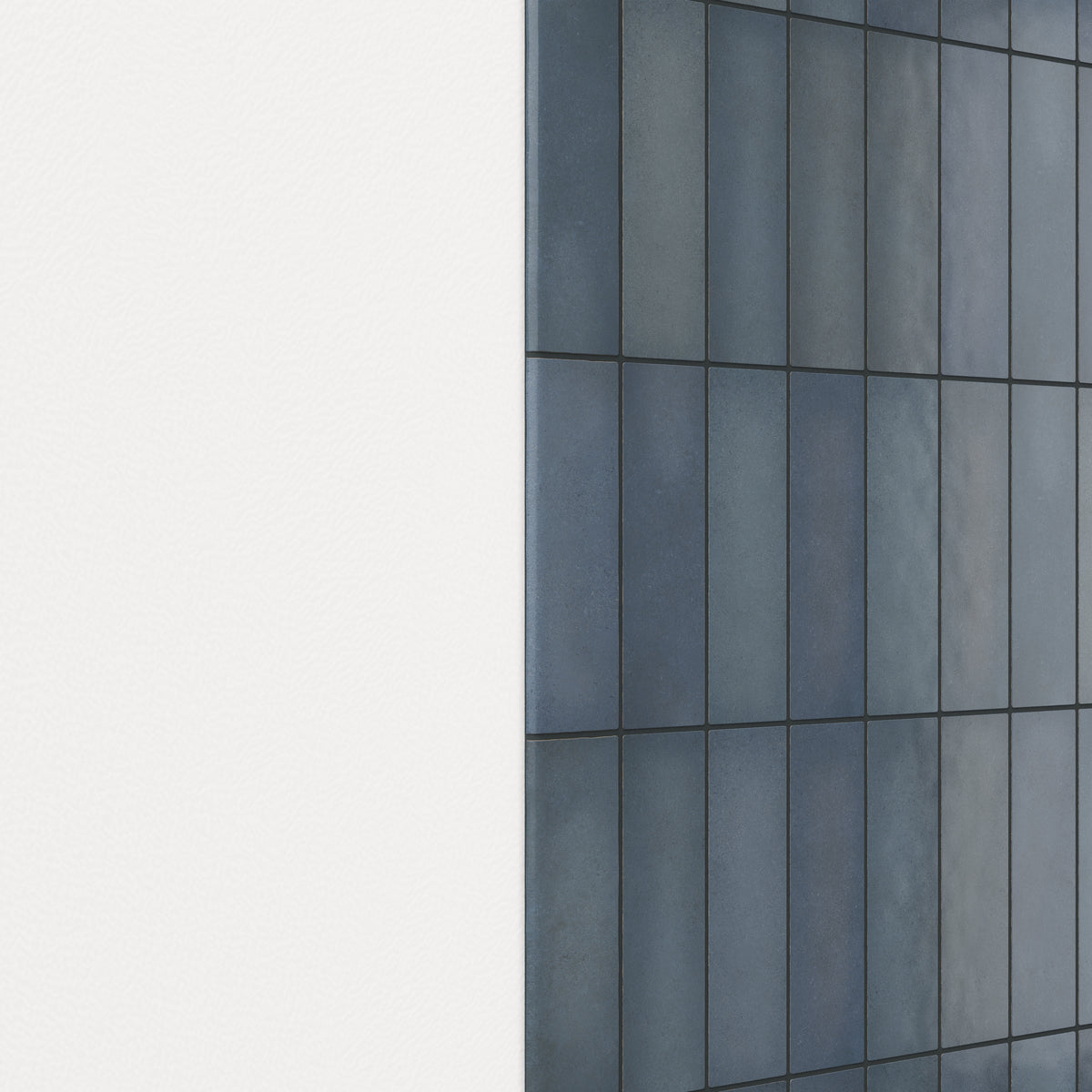 Ellie 2.5 x 8 Bullnose Matte Porcelain Tile in Denim