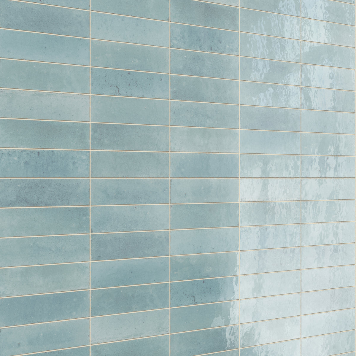 Makenna 3 x 11 Glossy Porcelain Tile in Agua