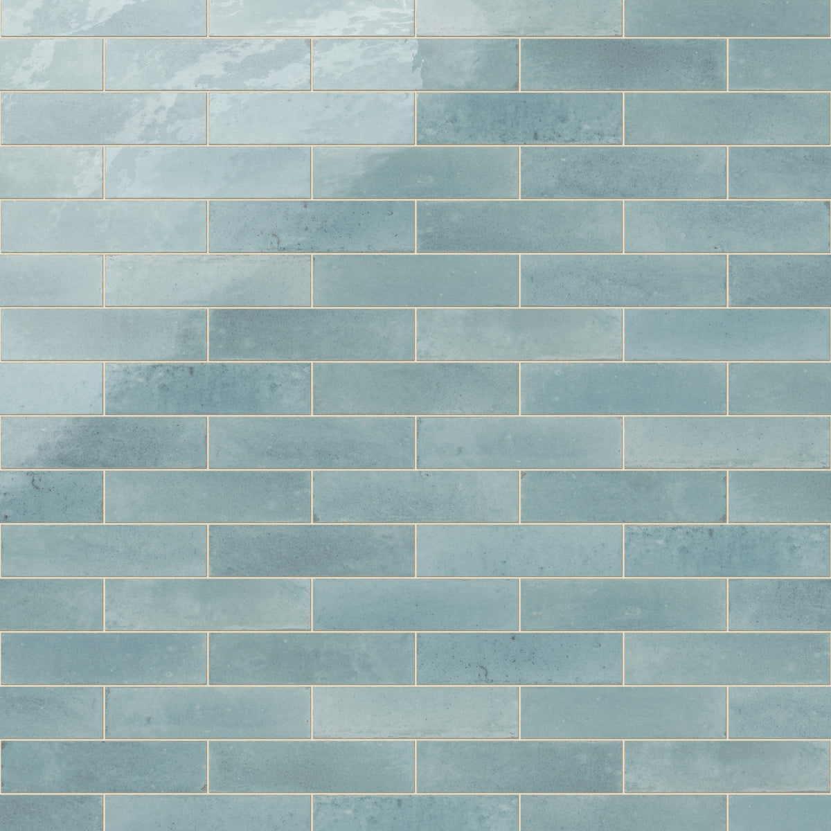 Makenna 3 x 11 Glossy Porcelain Tile in Agua