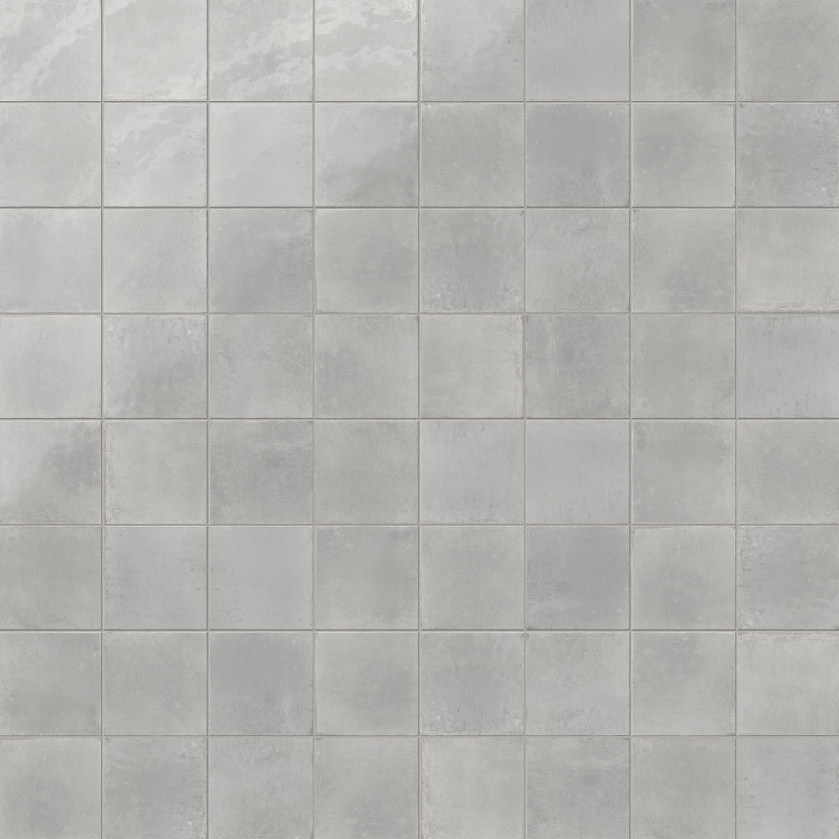 Makenna 6 x 6 Glossy Porcelain Tile in Pebble
