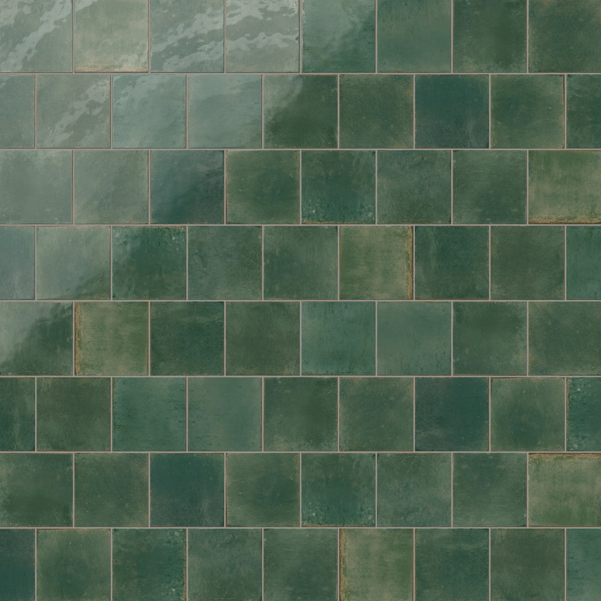 Makenna 6 x 6 Glossy Porcelain Tile in Selva