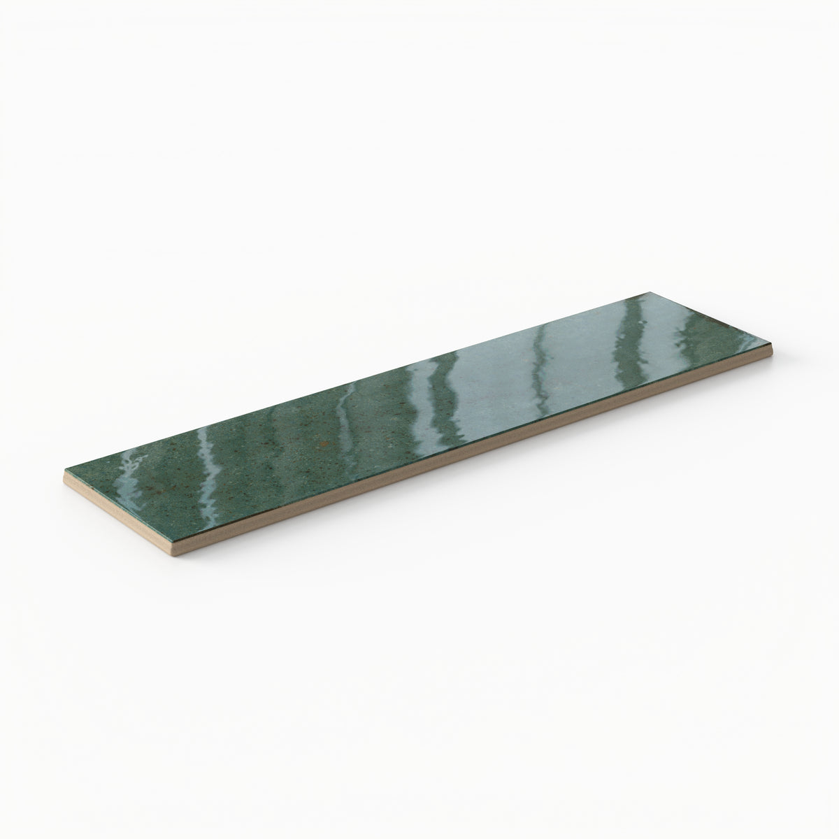 Makenna 3 x 11 Glossy Porcelain Tile in Selva