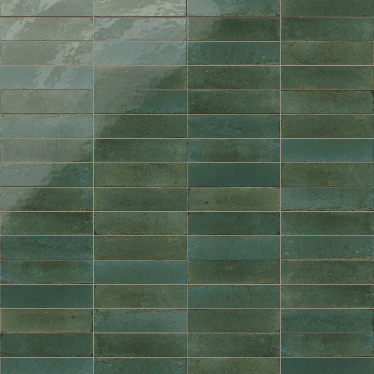 Makenna 3 x 11 Glossy Porcelain Tile in Selva