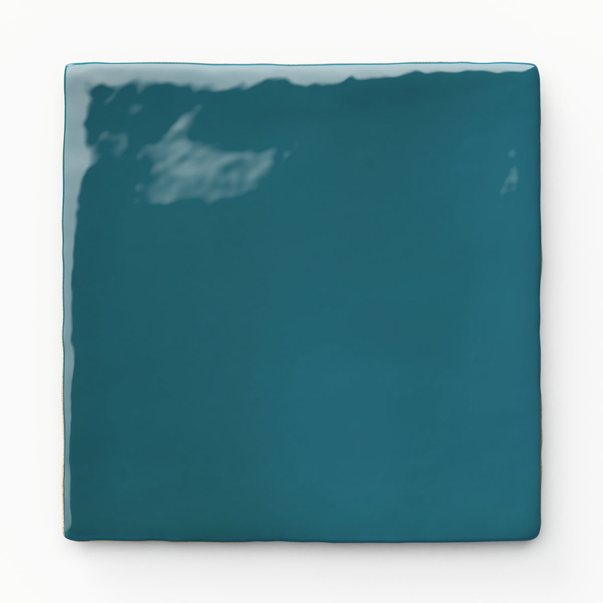 Maisie 4 x 4 Glossy Ceramic Tile in Peacock