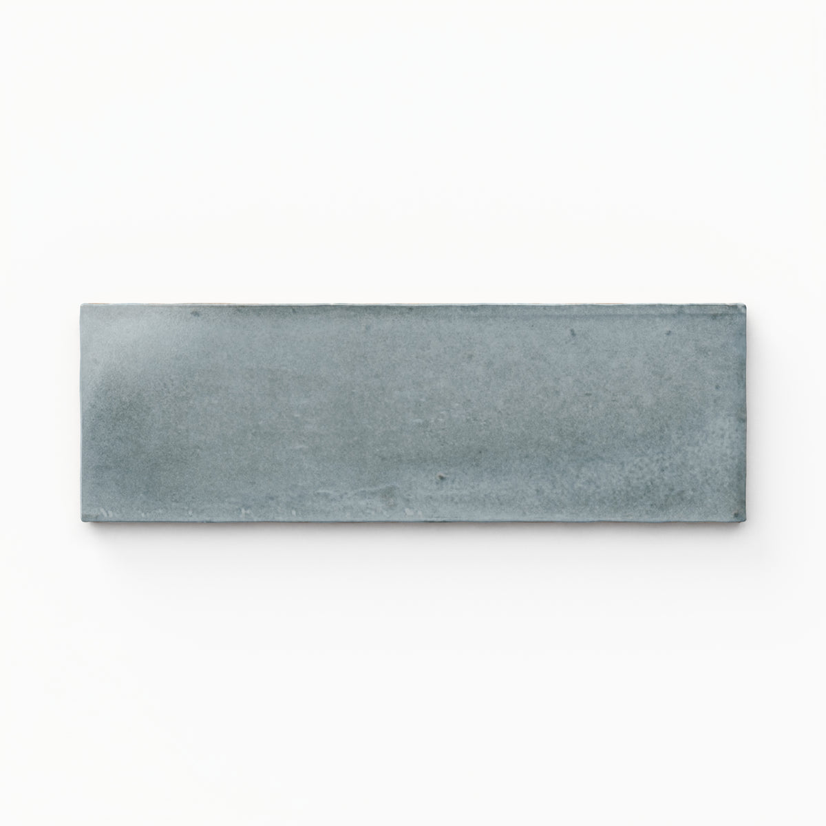 Natasha 2 x 6 Glossy Porcelain Tile in Blue Grass