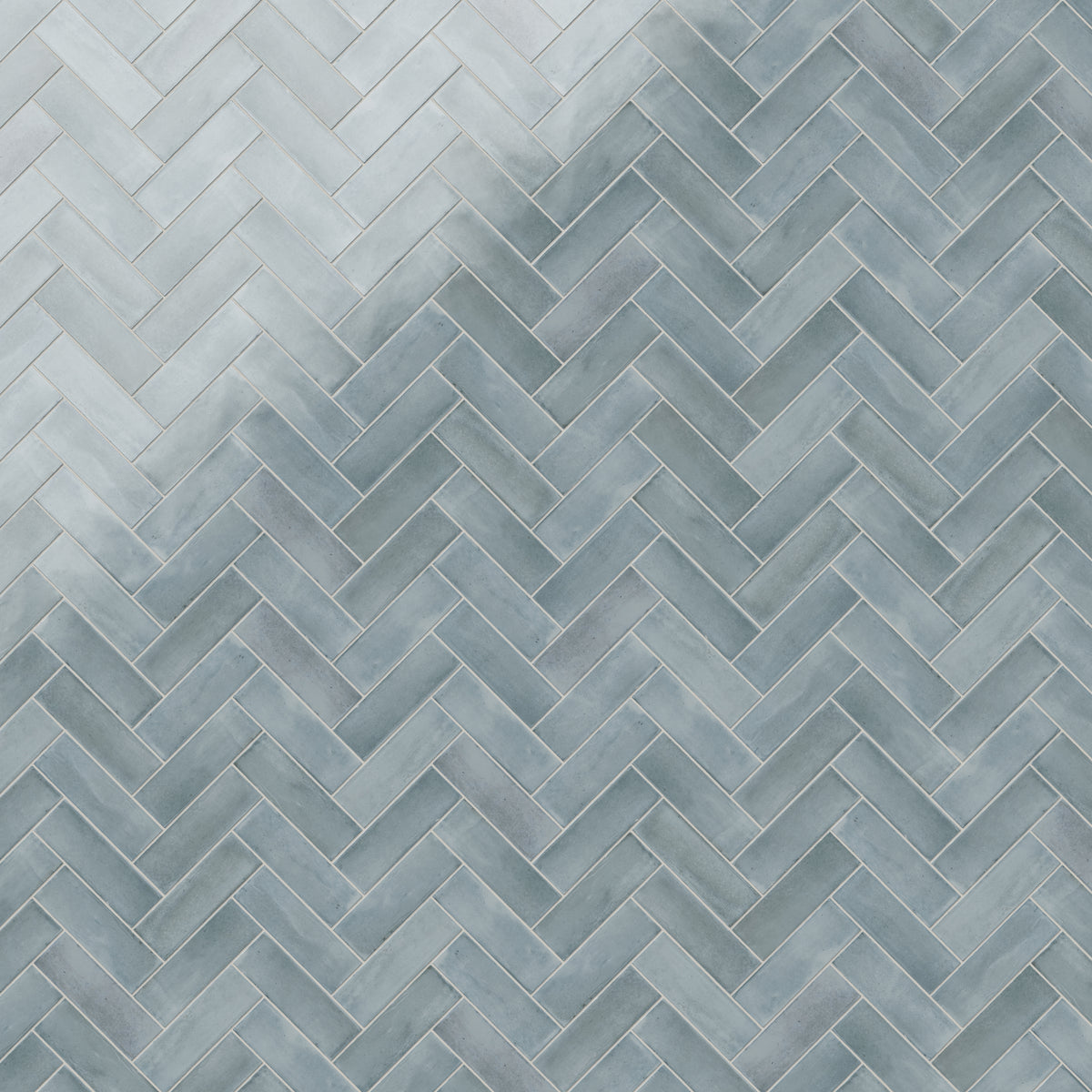 Natasha 2 x 6 Glossy Porcelain Tile in Blue Grass