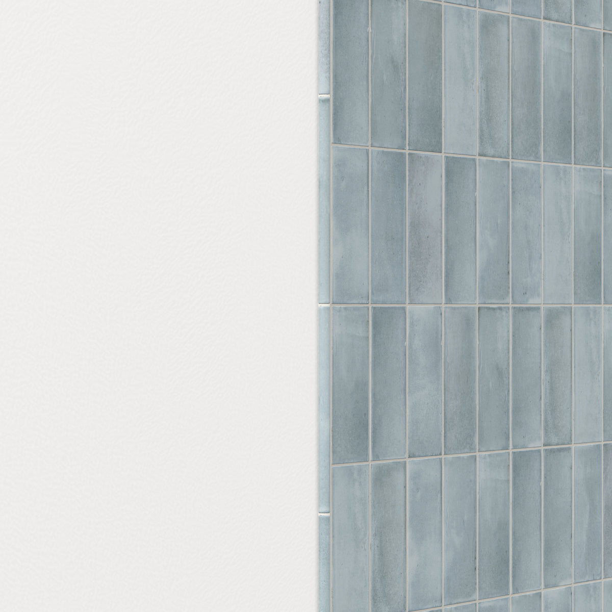 Natasha 0.5 x 8 Jolly Matte Ceramic Tile Trim in Blue Grass
