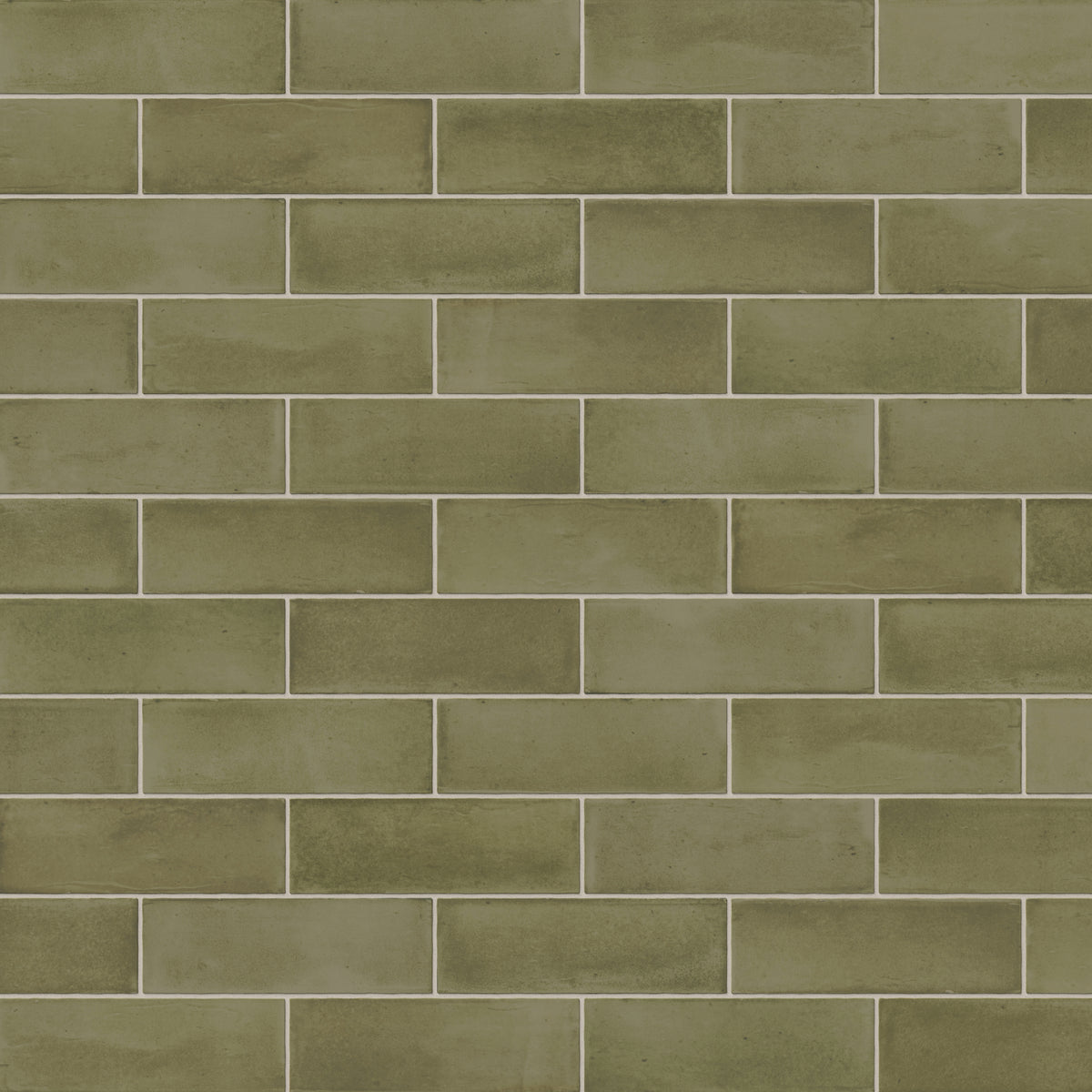 Natasha 2 x 6 Matte Porcelain Tile in Army