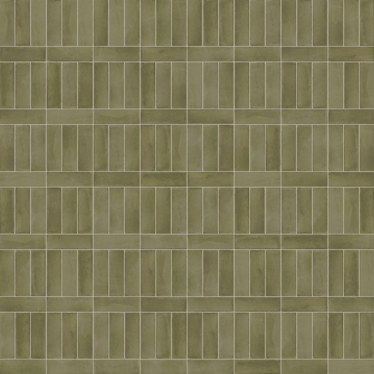 Natasha 2 x 6 Matte Porcelain Tile in Army