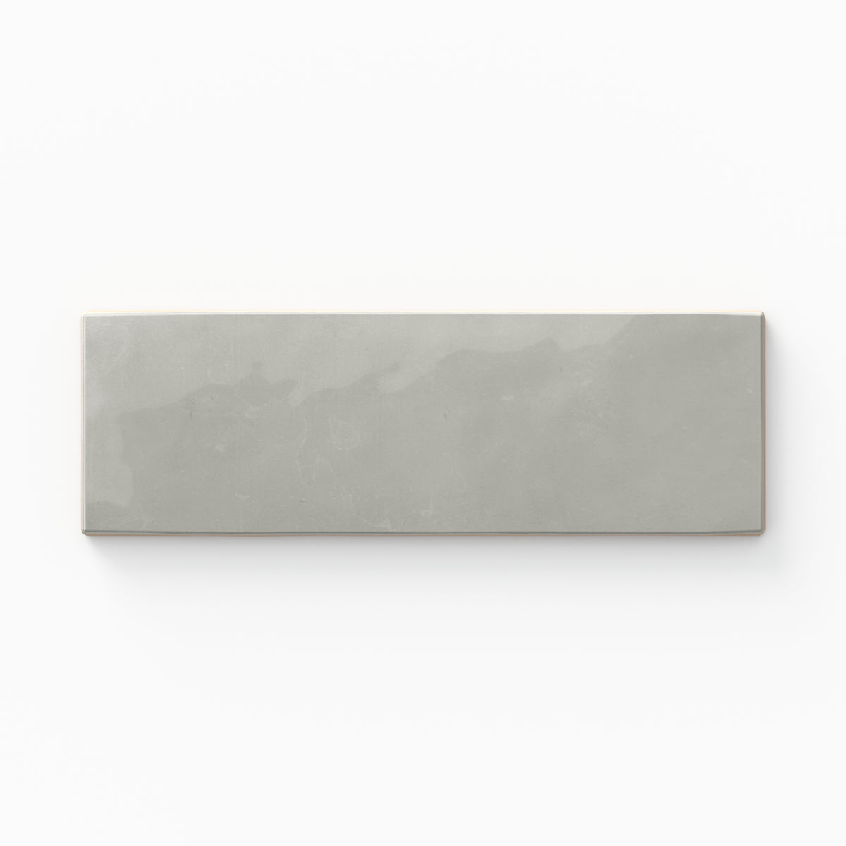 Jojo 2 x 6 Glossy Ceramic Tile in Grey