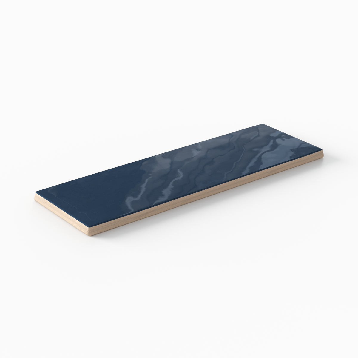 Jojo 2 x 6.3 Glossy Ceramic Tile in Denim
