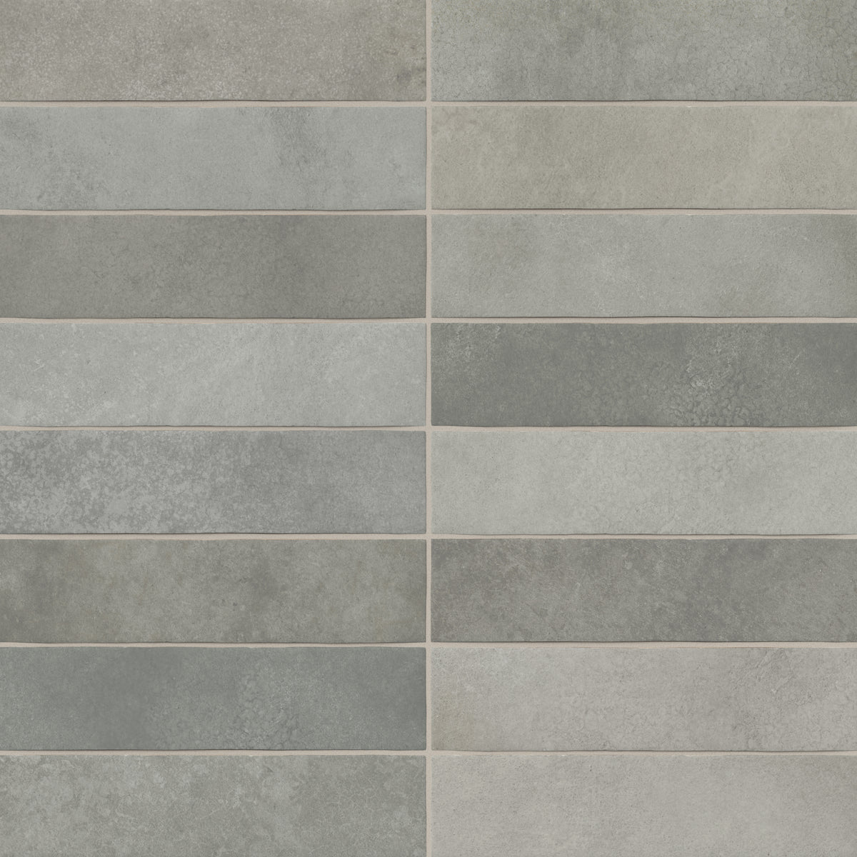 Juliet 2.5 x 10 Matte Porcelain Tile in Charcoal