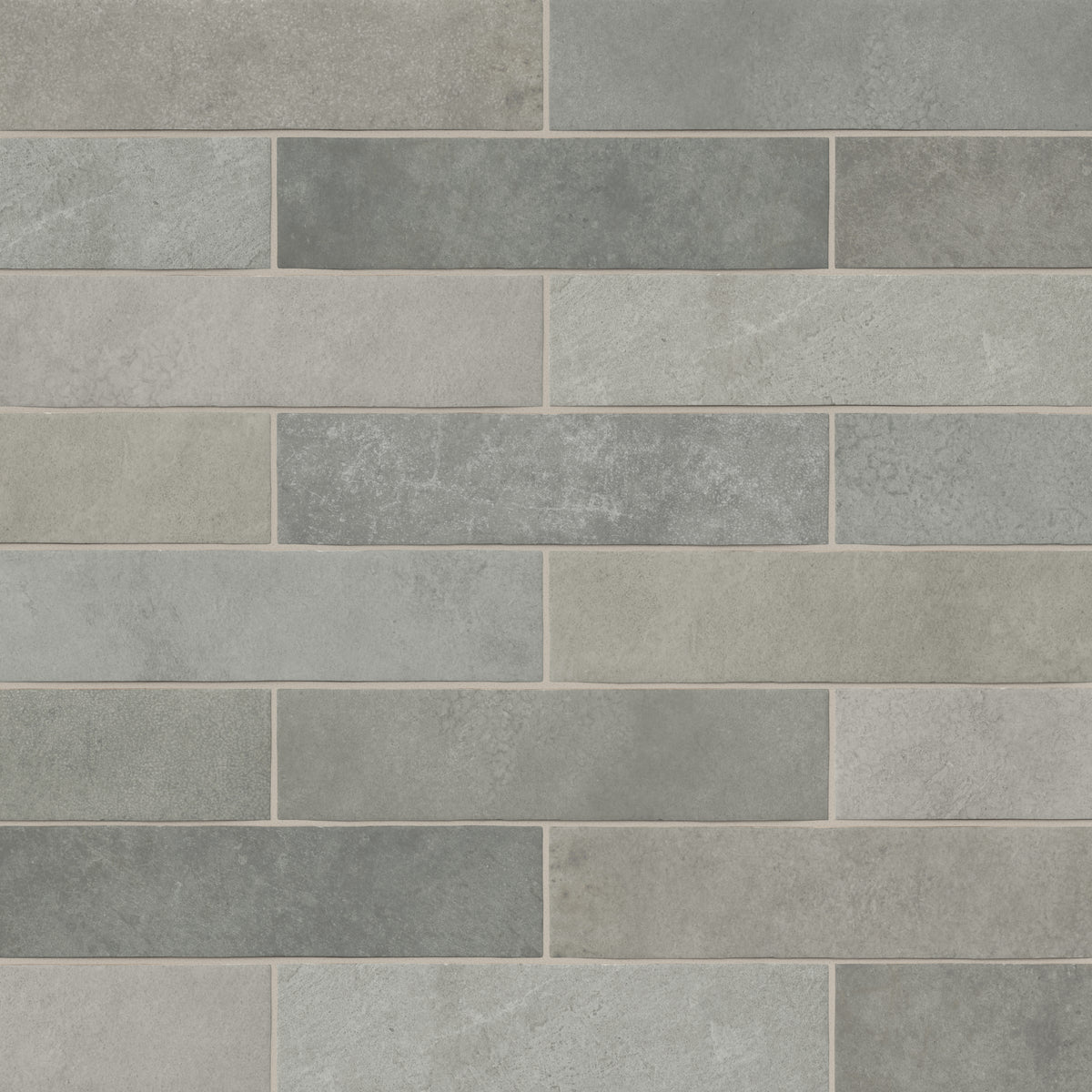 Juliet 2.5 x 10 Matte Porcelain Tile in Charcoal