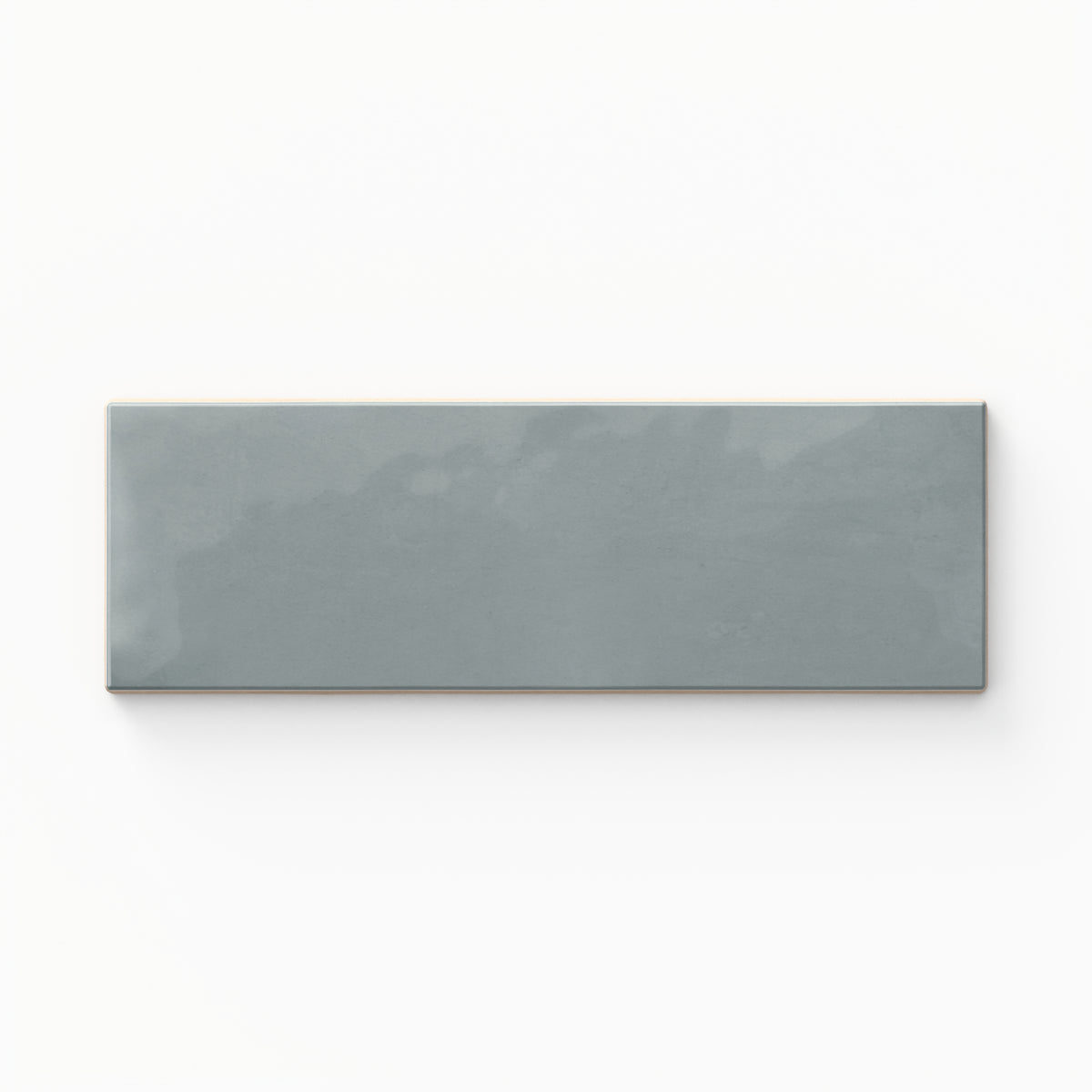 Jojo 2 x 6 Glossy Ceramic Tile in Aqua