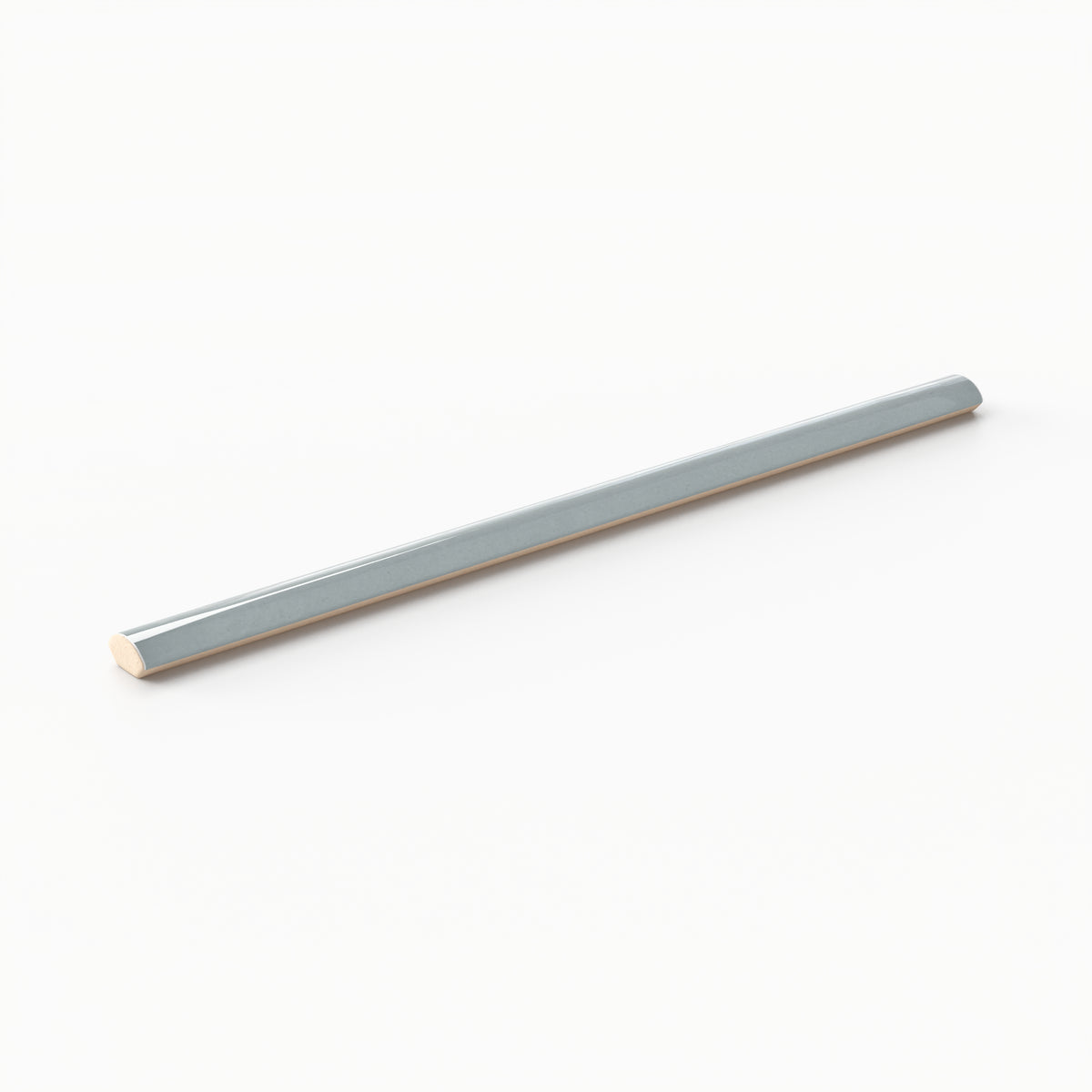Jojo 0.43 x 6 Trim Glossy Porcelain Tile in Aqua