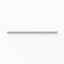 Glossy white ceramic rounded tile edge trim, 0.43 x 6.3 inches, used to create smooth and finished transitions on tiled surfaces