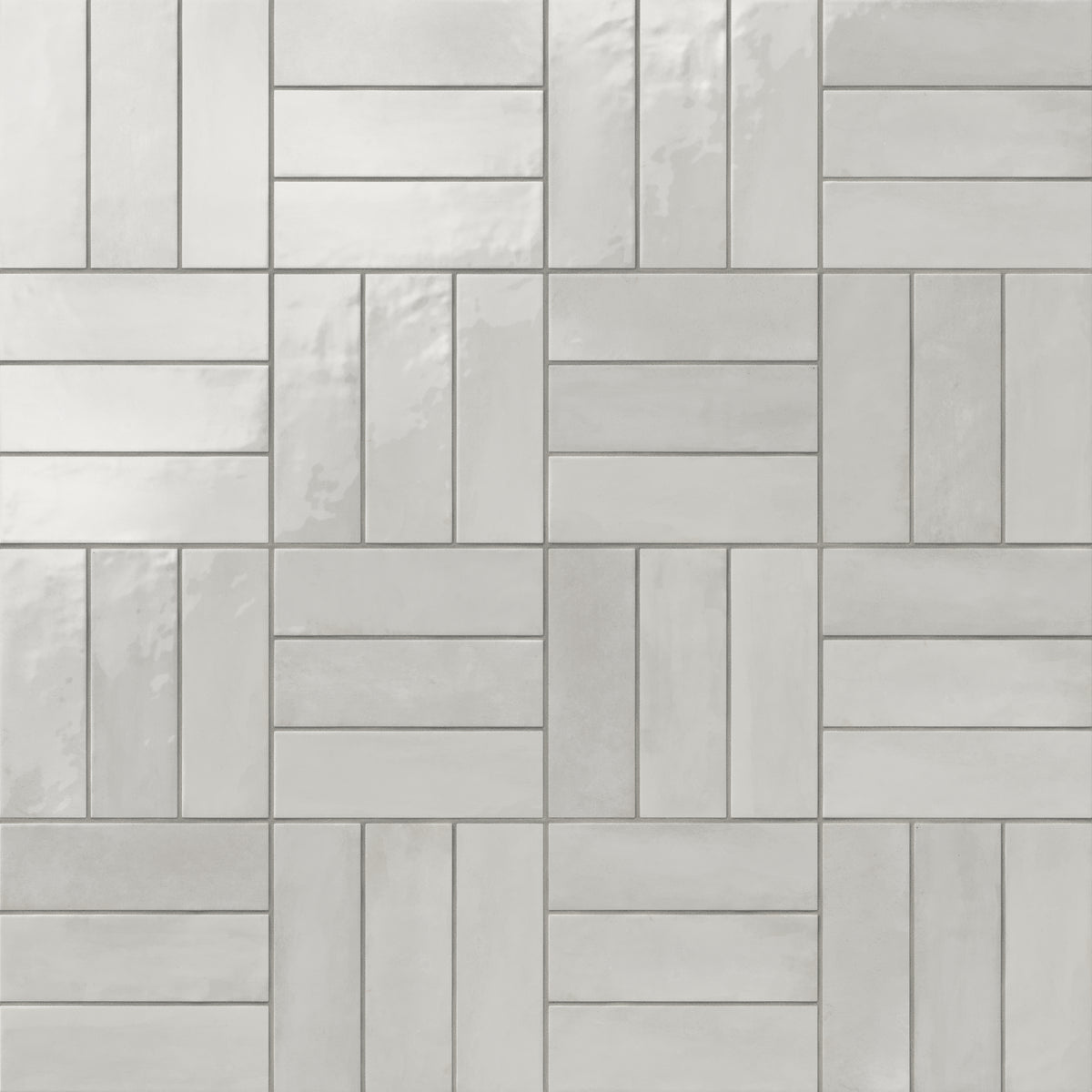 Cleo 2 x 6 Glossy Ceramic Tile in Cloud