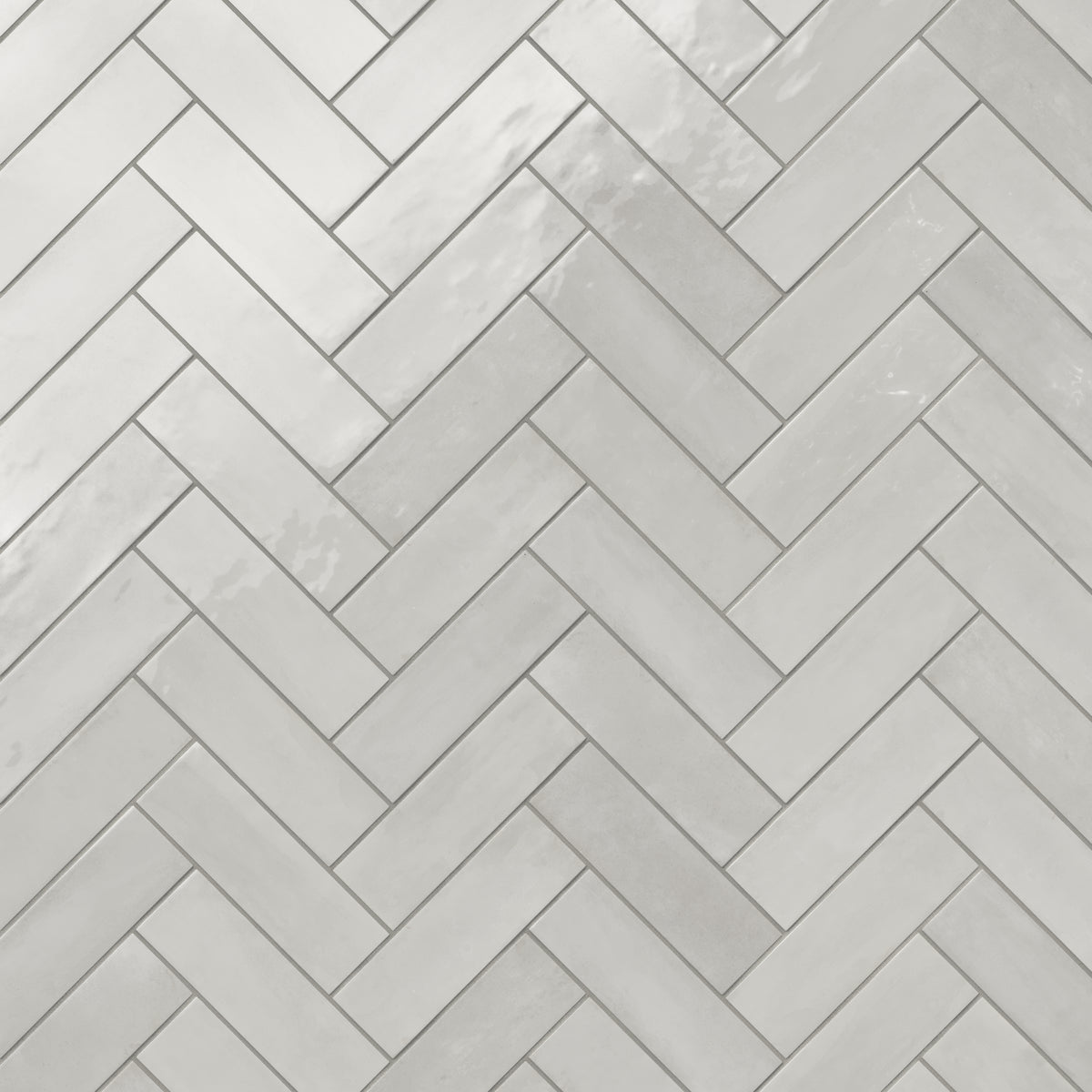 Cleo 2 x 6 Glossy Ceramic Tile in Cloud