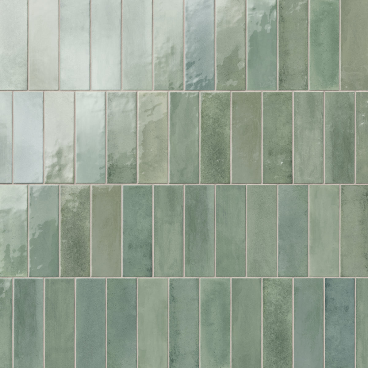 Cleo 2 x 6 Glossy Ceramic Tile in Sage