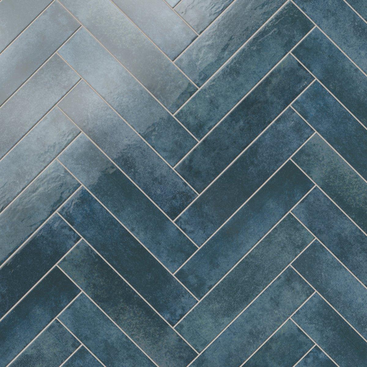 Aurelia 2.5 x 11 Glossy Porcelain Subway Tile in Marine