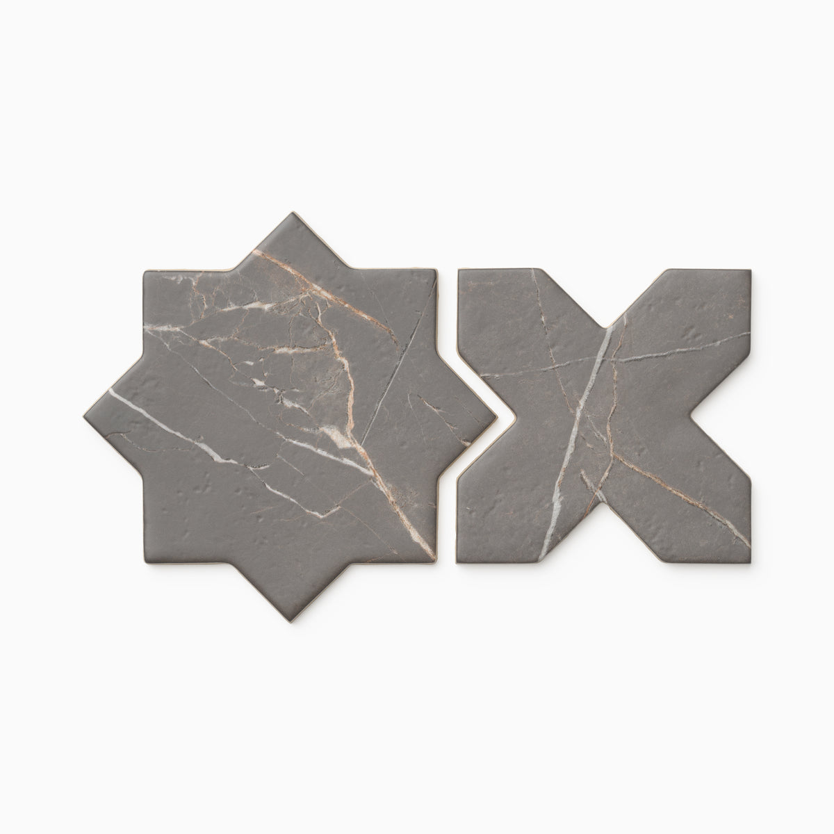 Aslan 6 x 12 Porcelain Tile Star in Imperial and Cross in Imperial