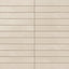 Soft grayish beige porcelain subway tiles with quiet shade variation and a powdery glaze bring a calm, cohesive feel to bath walls and understated kitchen designs.