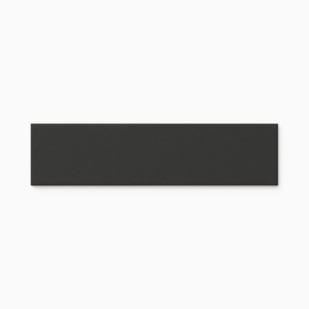 Merrick 3 x 11 Matte Porcelain Tile in Synth Black