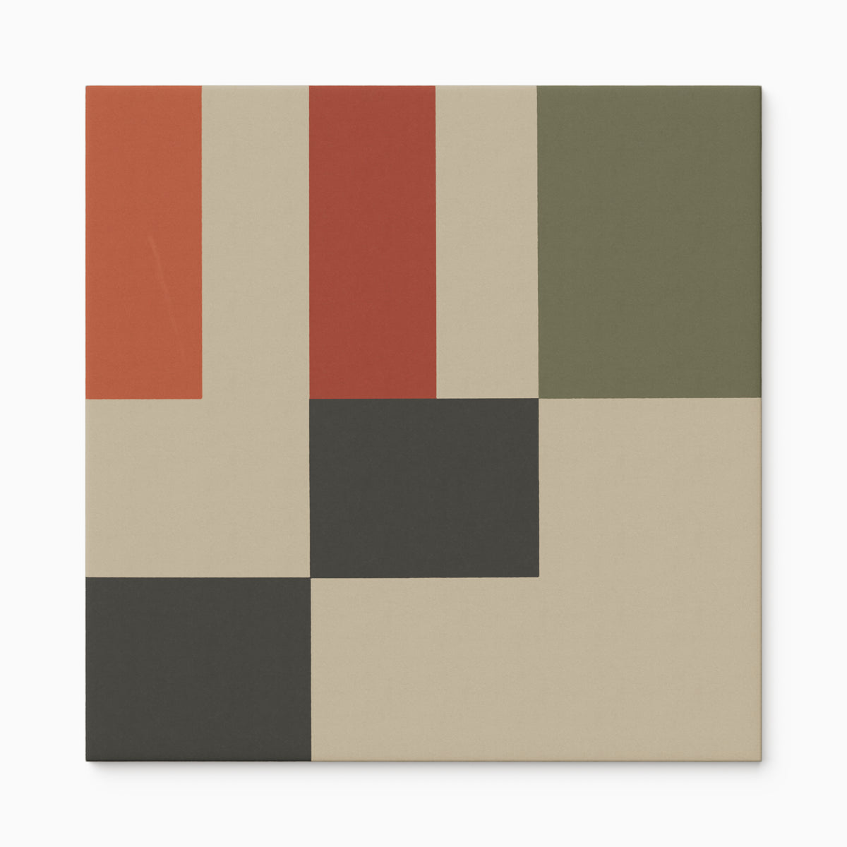 Merrick 8 x 8 Matte Porcelain Tile in Color Mix