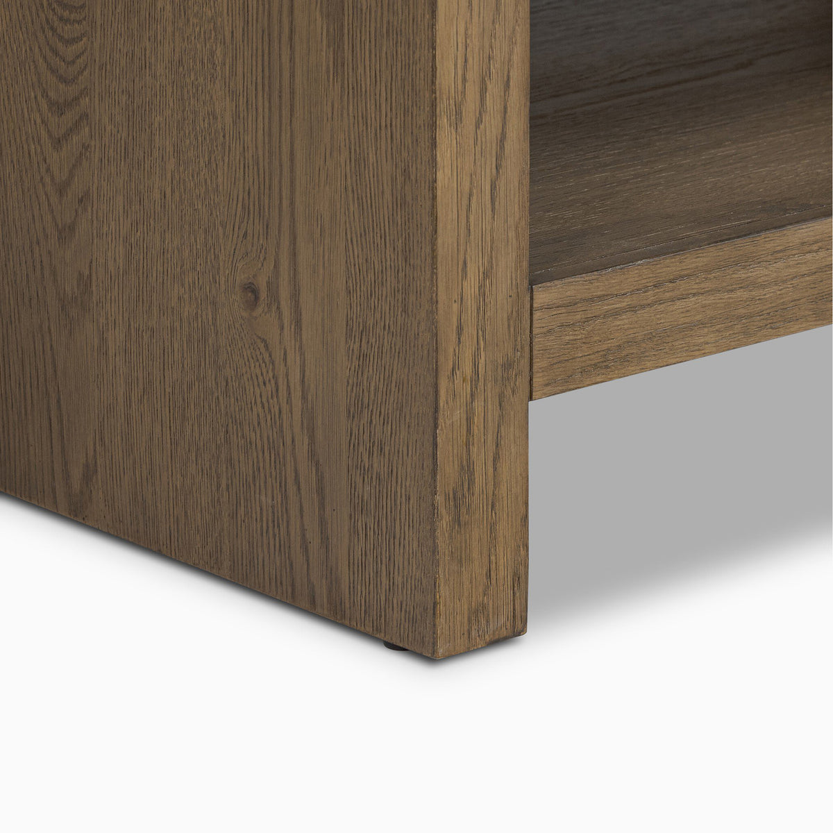 Maxine 36" Single Vanity in Washed Natural Veneer with Carrara Marble Top