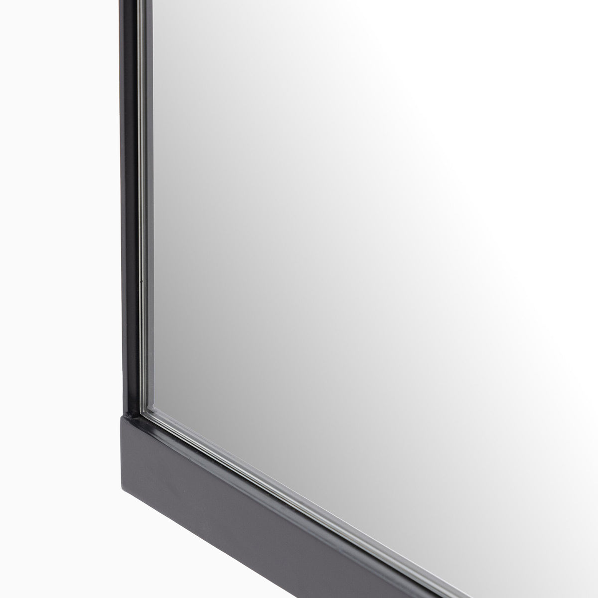 Clancy Small Mirror in Antiqued Iron