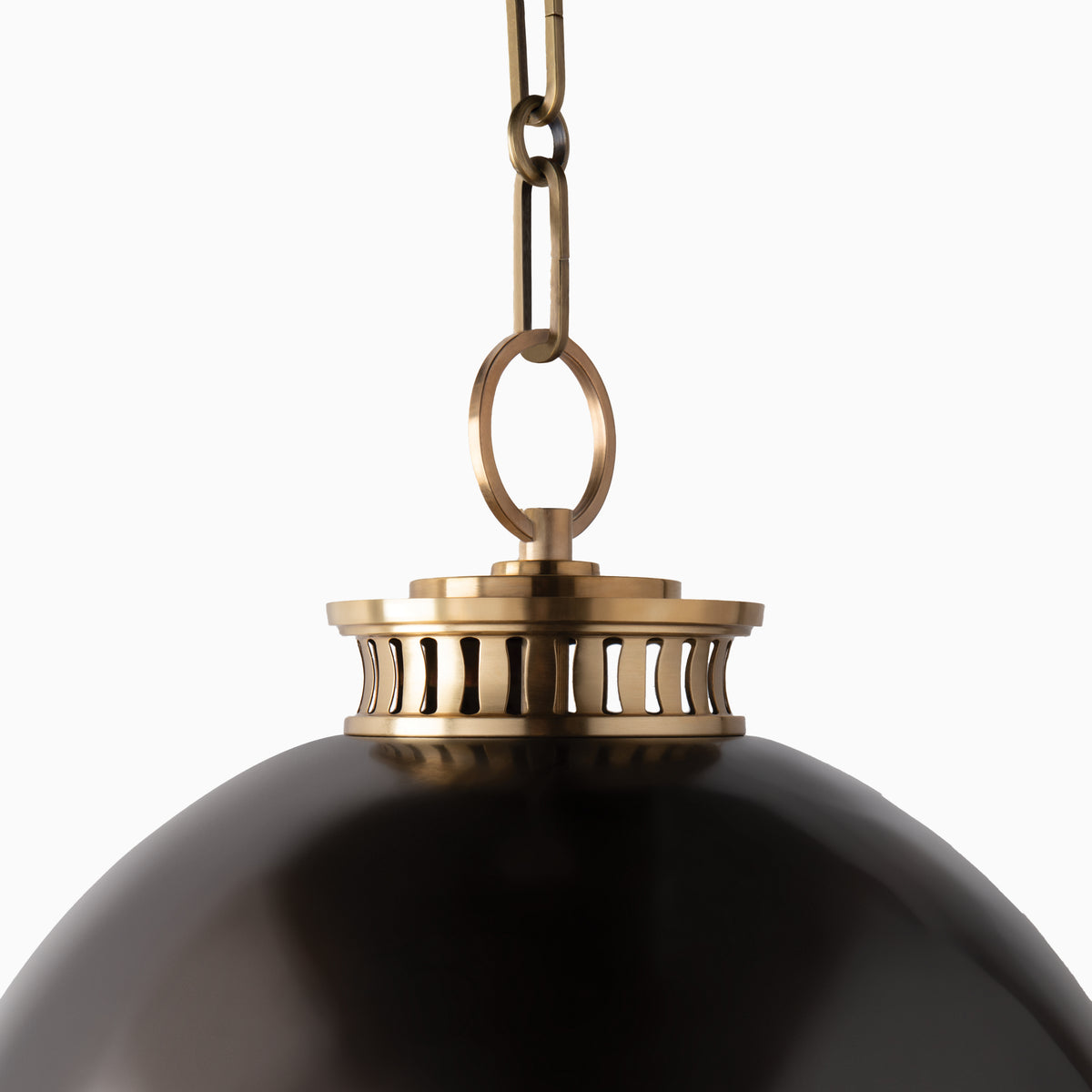 Barnes 14" Pendant in Aged Antique Distressed Bronze