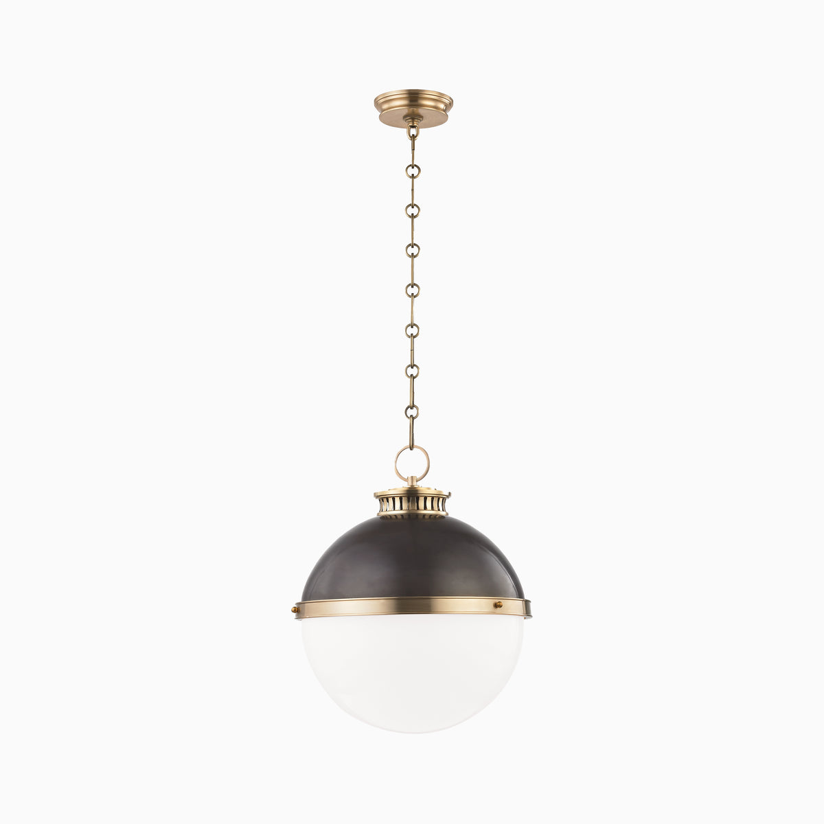 Barnes 14" Pendant in Aged Antique Distressed Bronze