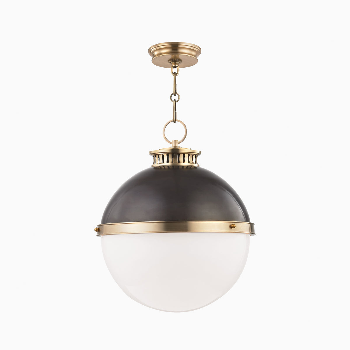 Barnes 14" Pendant in Aged Antique Distressed Bronze