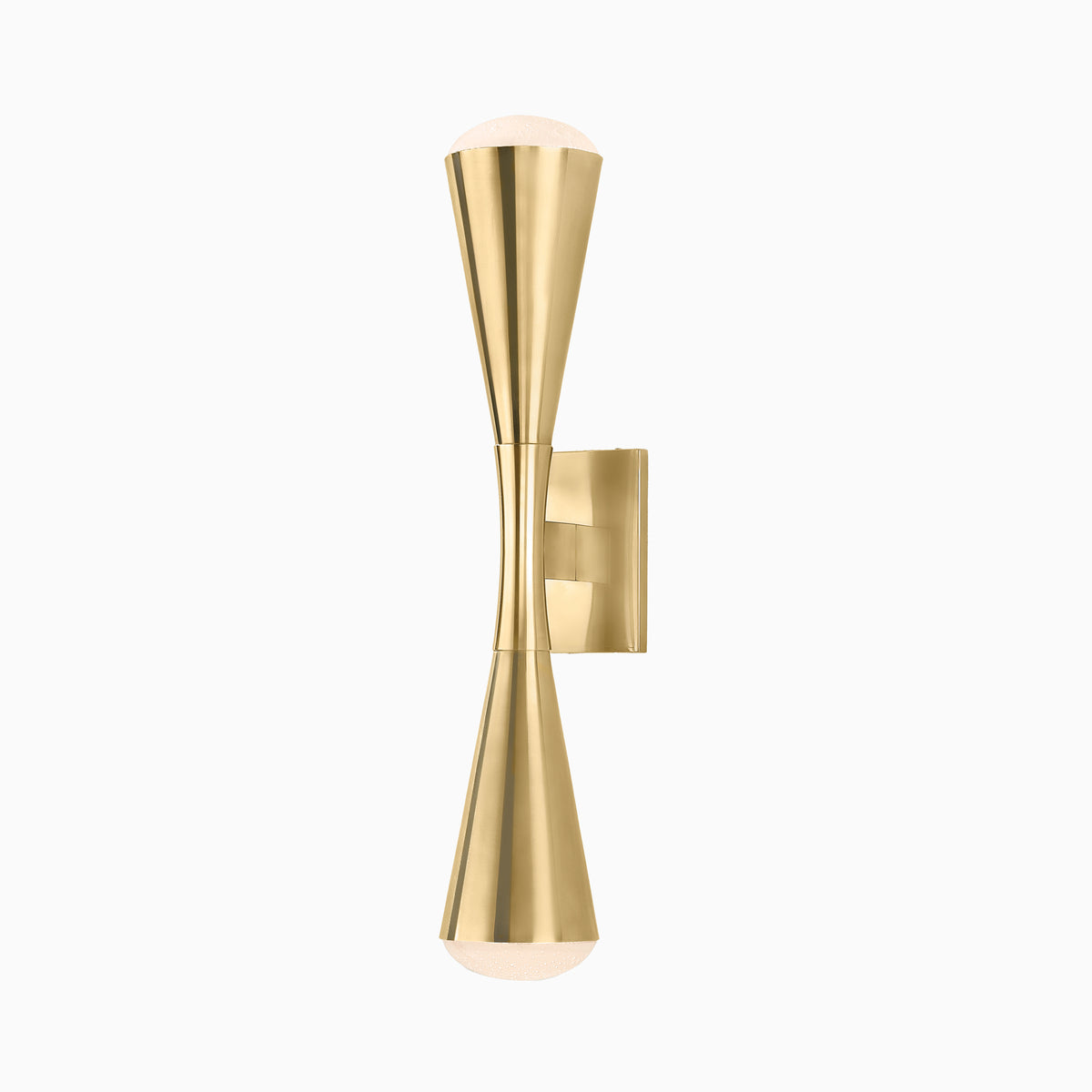 Garnet Wall Sconce in Vintage Brass
