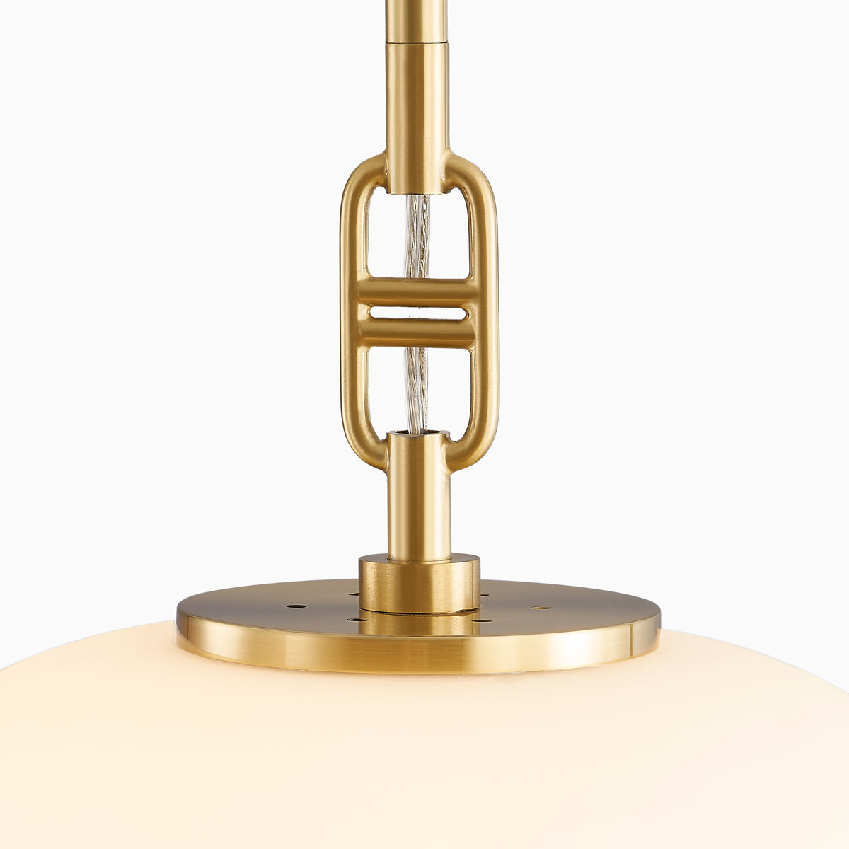 Kaley 11" Pendant in Aged Brass