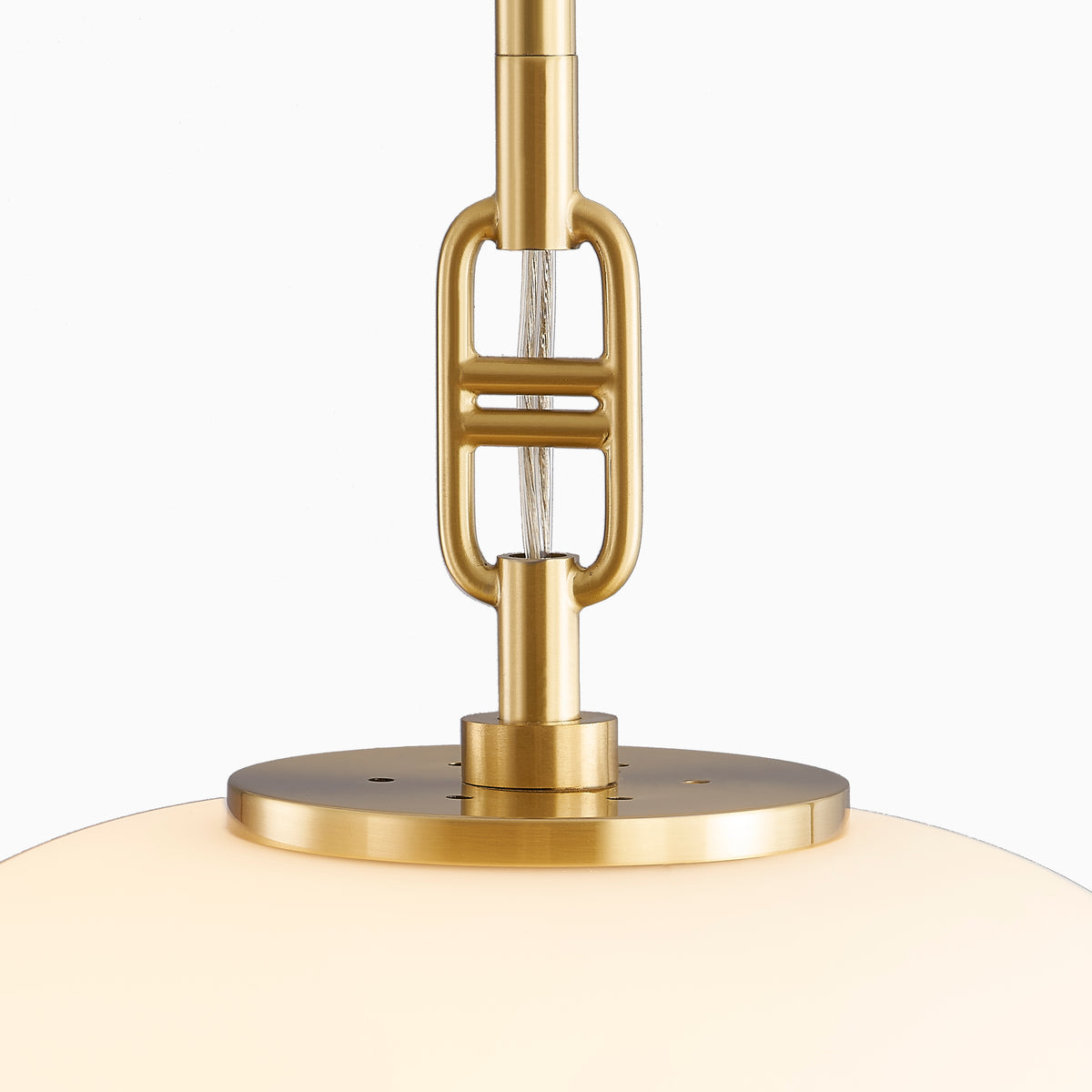 Kaley 16" Pendant in Aged Brass