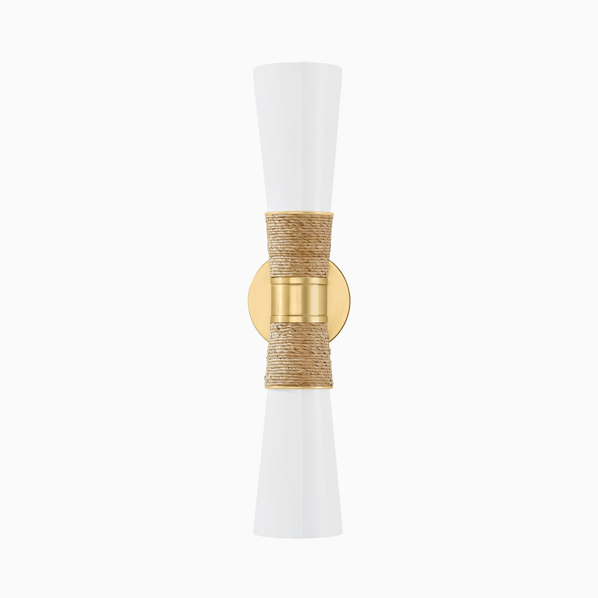 Posey Wall Sconce in Aged Brass