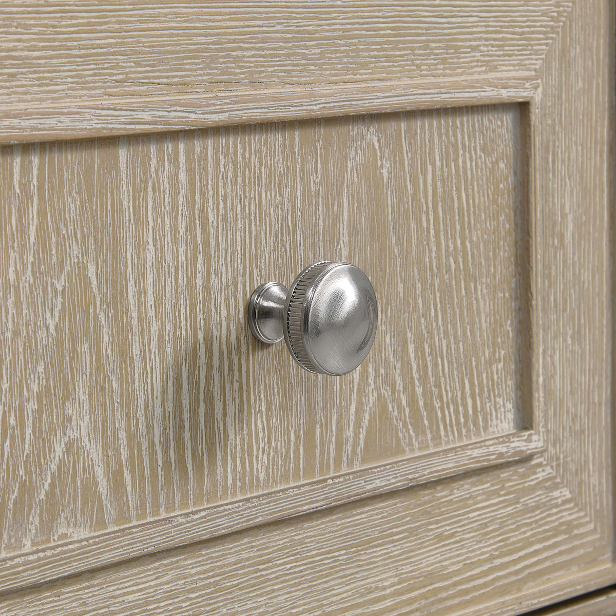 Elodie 36" Single Vanity in Whitewashed Oak with 3 cm White Zeus Quartz Top