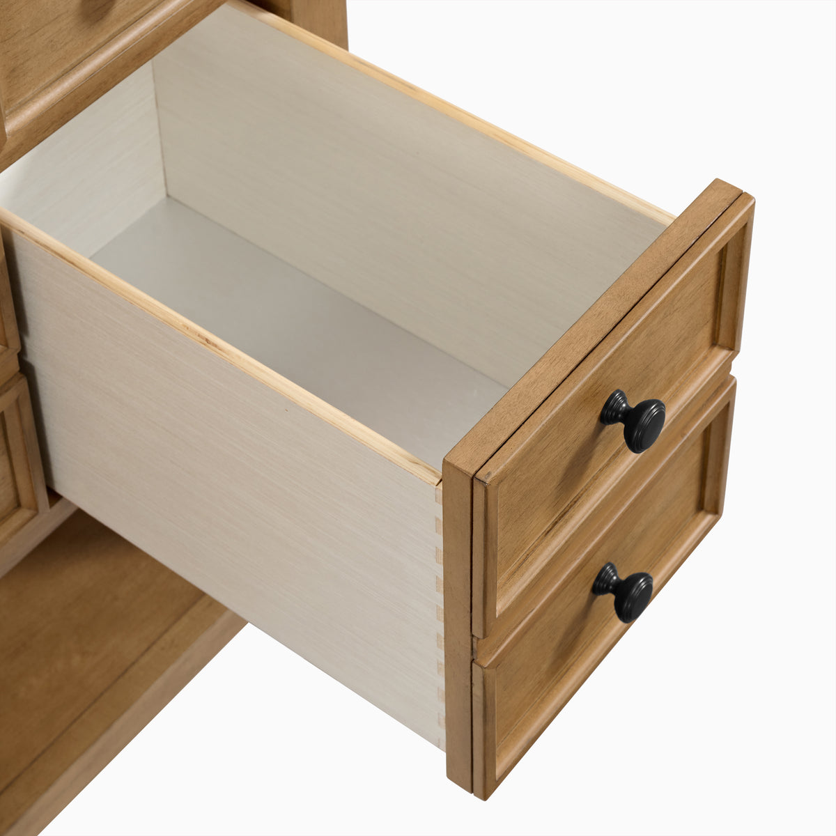 Rosalie 36" Single Vanity in Amber Birch with 3 cm White Zeus Quartz Top
