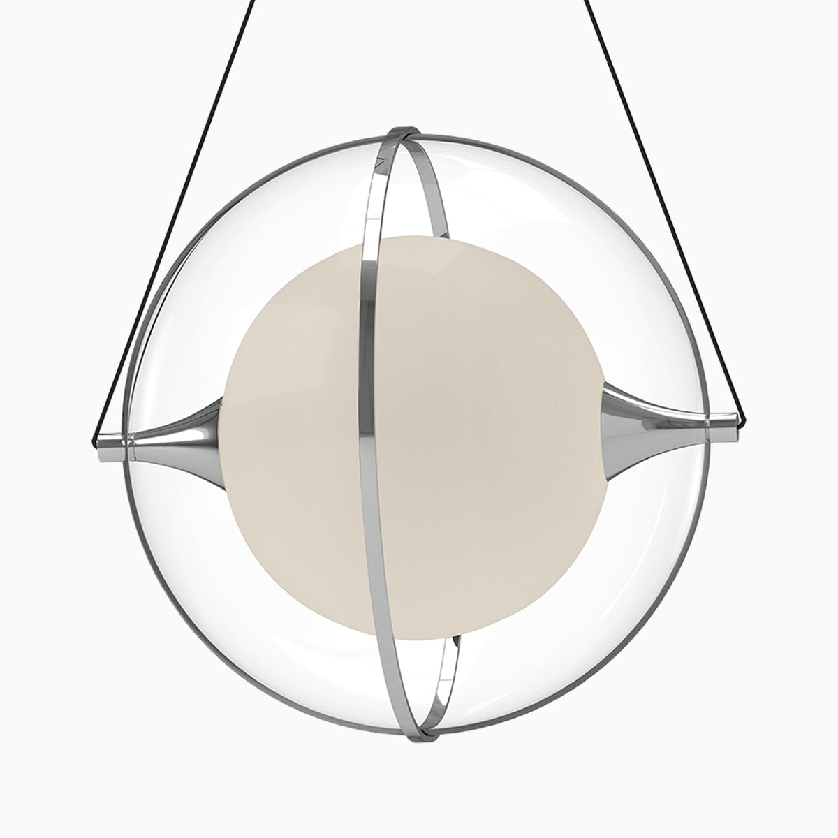 Mavis 12" LED Pendant in Chrome