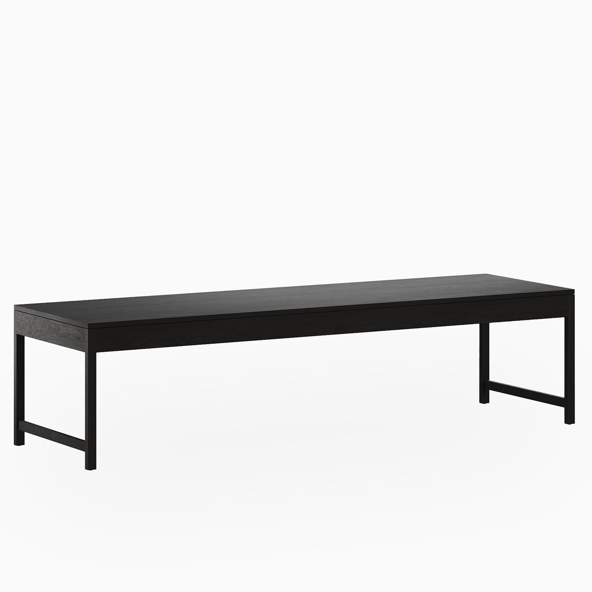 With a streamlined rectangular top, the Thibault Ash Dining Table in dark brown Wenge, 120" × 36", balances organic wood texture with a slim base that feels sturdy yet light.