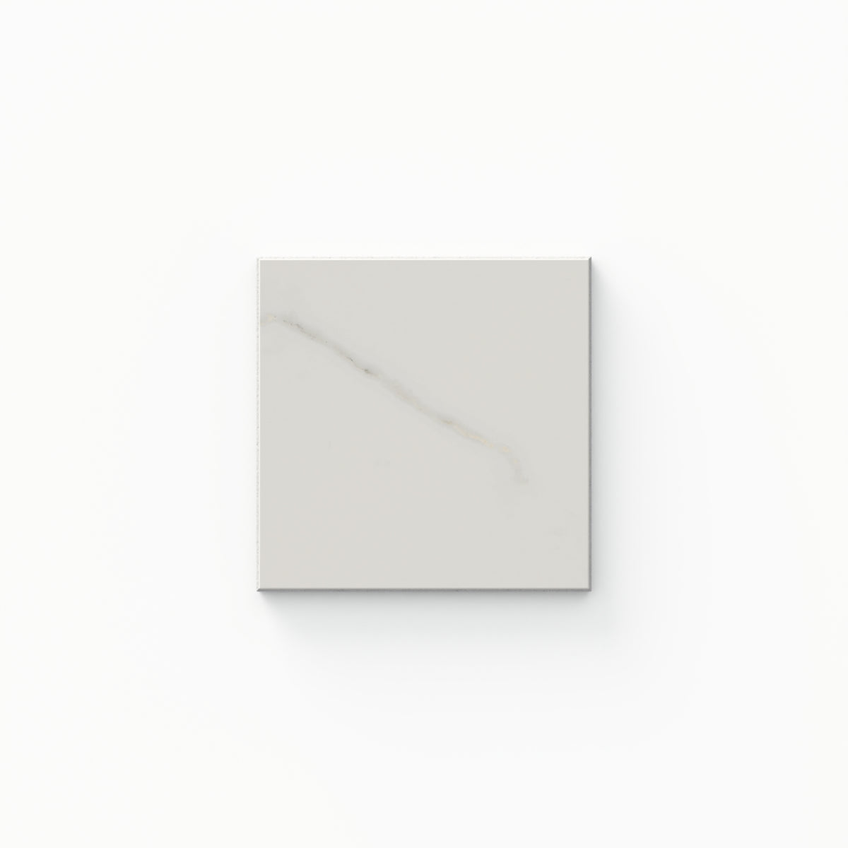 Leona 4 x 4 Matte in Calacatta Sample