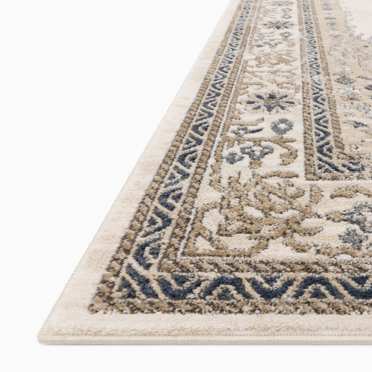 Charlise Rug in Natural / Navy