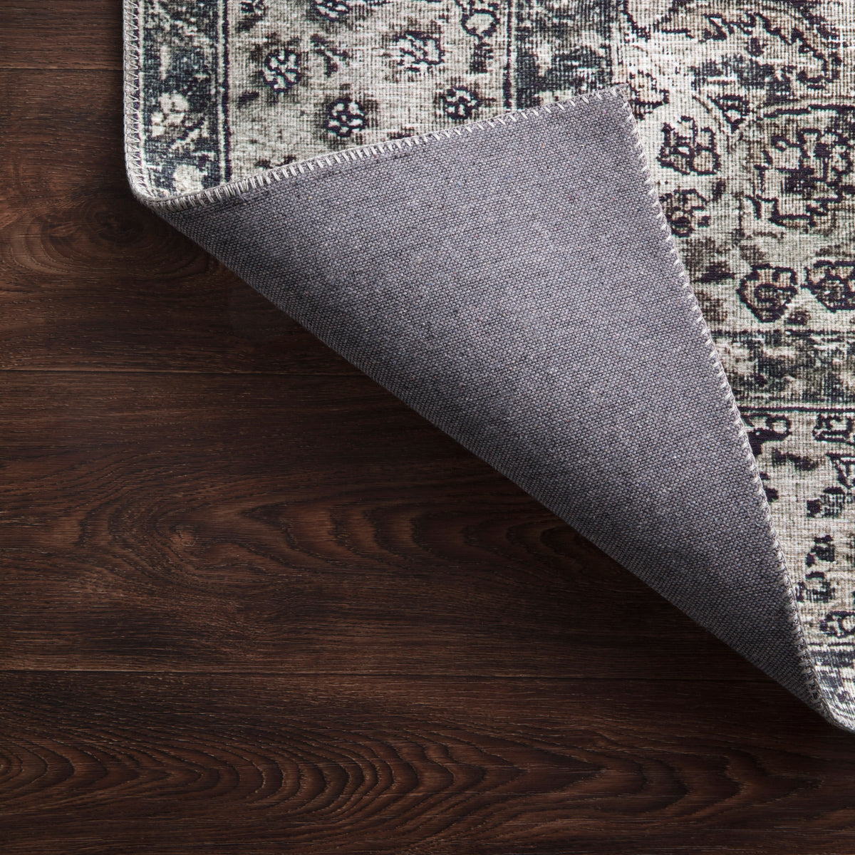 Hutchinson Rug in Slate / Fog