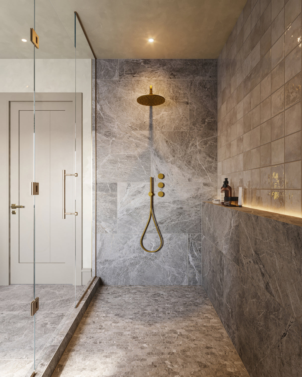 Chantel 12 x 11 Matte Porcelain Hexagon Mosaic Tile in Imperial